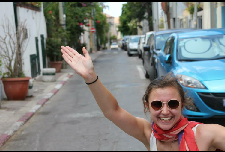 Leah visiting Israel