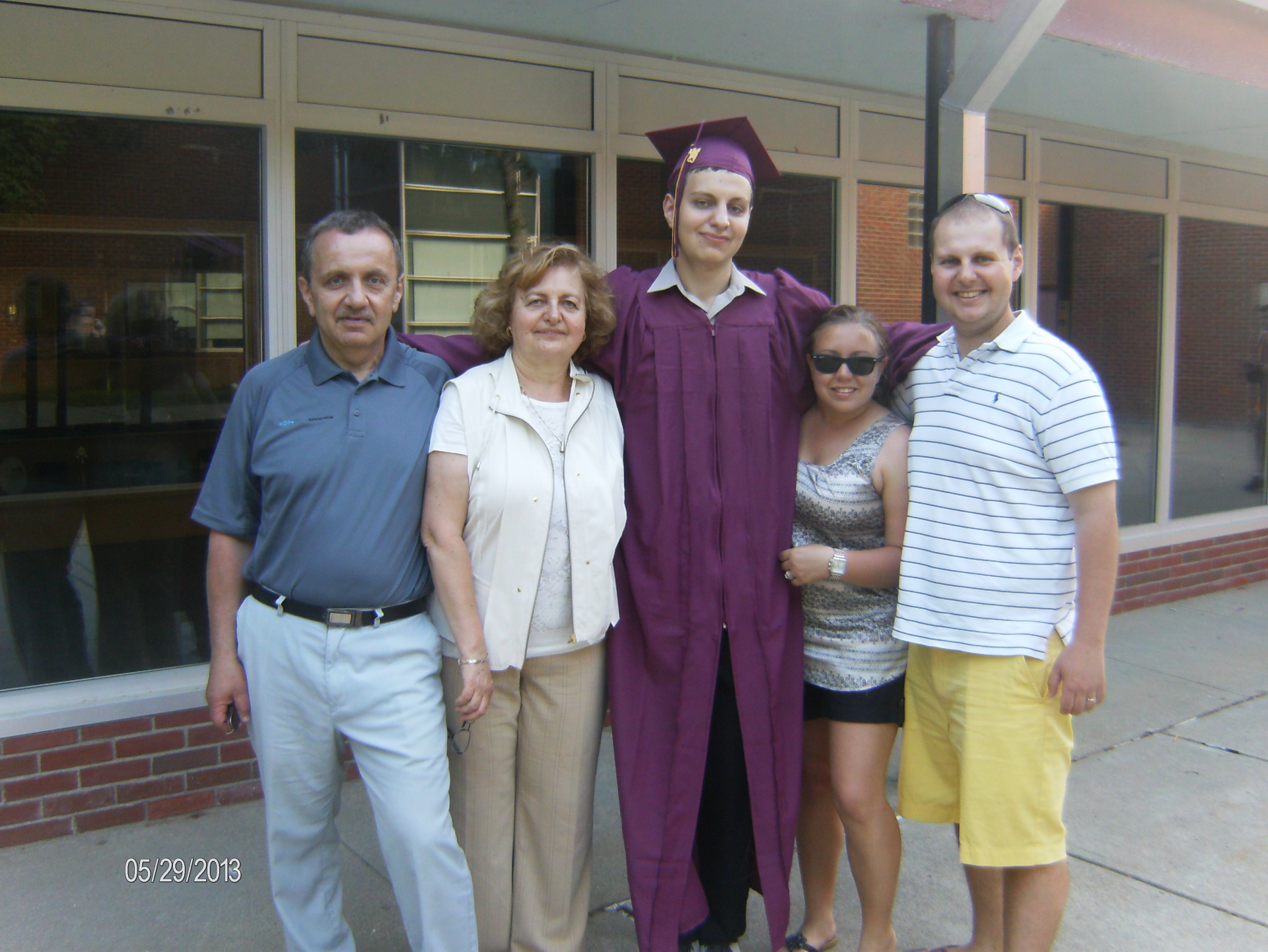 Hurray, I graduated, Edward high school graduation. 2013