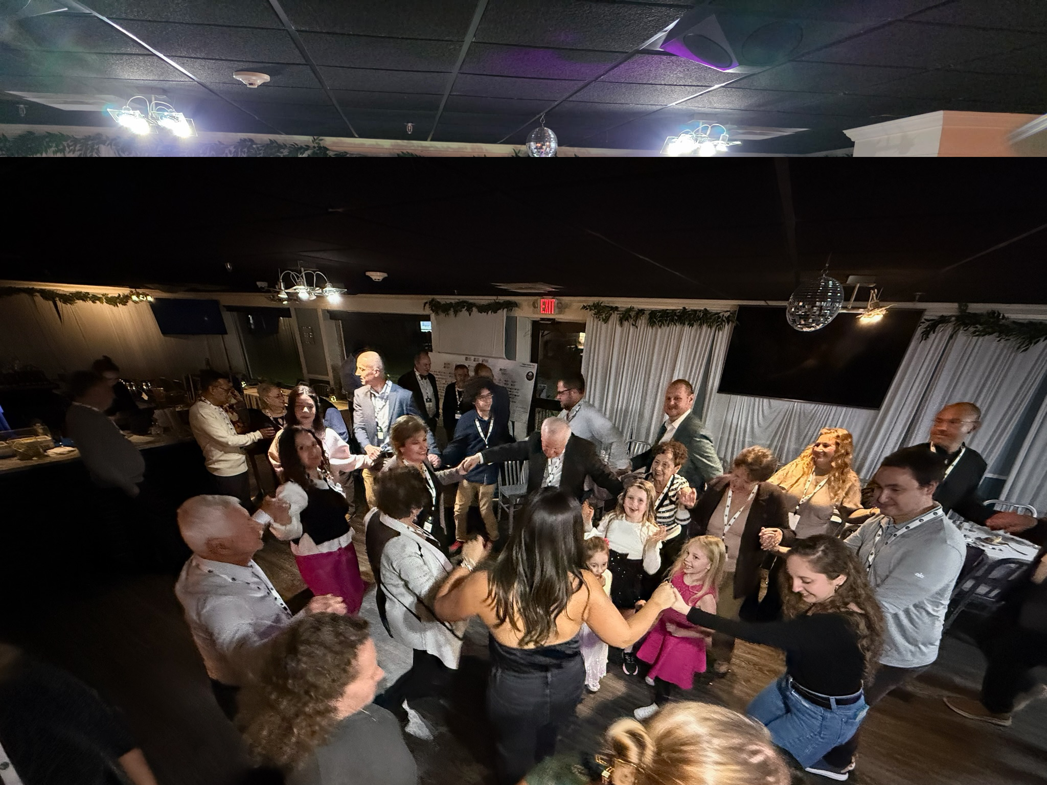Family dancing