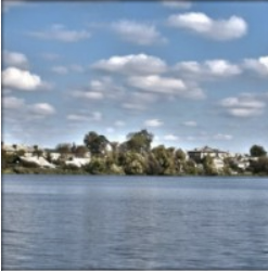 River Utka in the center of the city